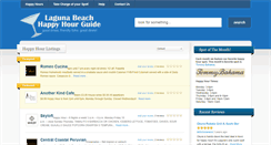 Desktop Screenshot of lagunabeachhappyhourguide.com